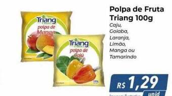 Hiper Moreira Polpa de fruta triang oferta