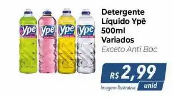 Hiper Moreira Detergente líquido ypê oferta