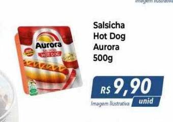 Hiper Moreira Salsicha hot dog aurora oferta