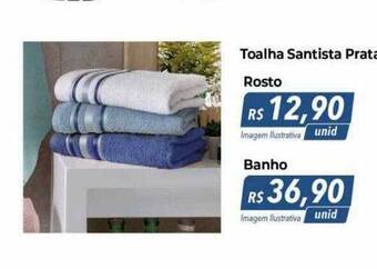 Toalha santista prata