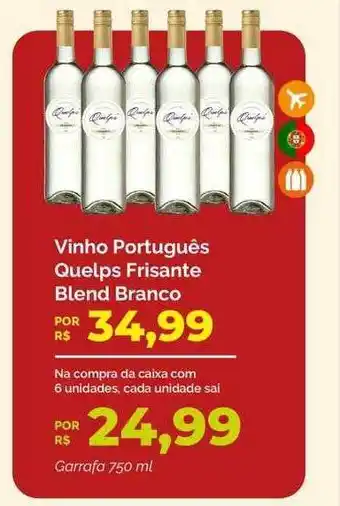 Oba Hortifruti Vinho português quelps frisante blend brando oferta