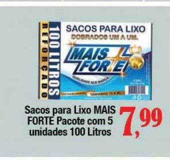 Supermercados Unidos Sacos para lixo mais forte pacote com 5 oferta