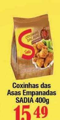 Supermercados Unidos Coxinhas das asas empanadas sadia oferta