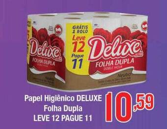 Supermercados Unidos Papel higiênico deluxe folha dupla oferta