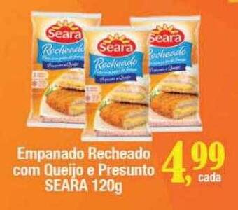 Supermercados Unidos Empanado recheado com queijo e presunto seara oferta