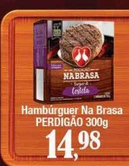 Supermercados Unidos Hambúrguer na brasa perdigão oferta