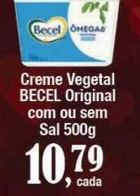 Supermercados Unidos Creme vegetal becel original com ou sem sal oferta