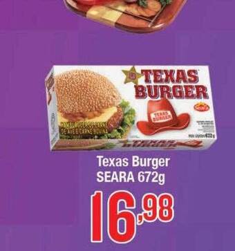 Supermercados Unidos Texas burger seara oferta