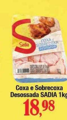 Supermercados Unidos Coxa e sobrecoxa desossada sadia oferta