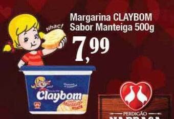 Supermercados Unidos Margarina claybom sabor manteiga oferta