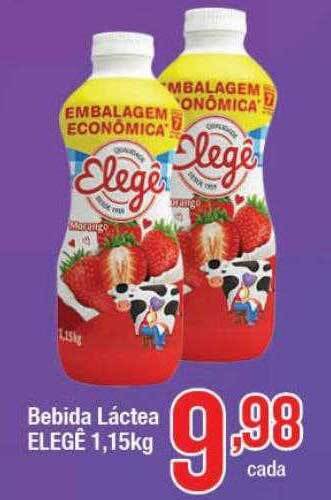 Supermercados Unidos Bebida láctea elegê oferta