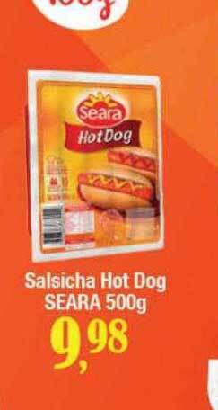 Supermercados Unidos Salsicha hot dog seara oferta