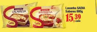 Supermercados Unidos Lasanha sadia sabores oferta