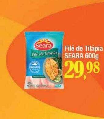 Supermercados Unidos Filé de tilápia seara oferta