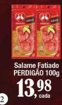 Supermercados Unidos Salame fatiado perdigão oferta