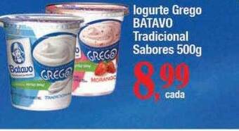 Supermercados Unidos Iogurte grego batavo tradicional sabores oferta
