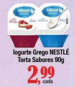 Supermercados Unidos Iogurte grego nestlé torta sabores oferta