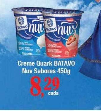 Supermercados Unidos Creme quark batavo nuv sabores oferta