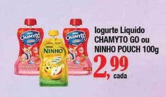 Supermercados Unidos Iogurte liquido chamyto go ou ninho pouch oferta