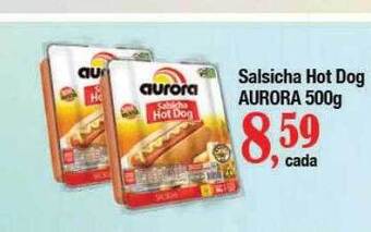 Supermercados Unidos Salsicha hot dog aurora oferta