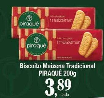 Supermercados Unidos Biscoito maizena tradicional piraquê oferta