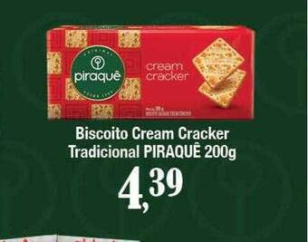 Supermercados Unidos Biscoito cream cracker tradicional piraquê oferta