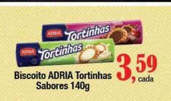 Supermercados Unidos Biscoito adria tortinhas sabores oferta