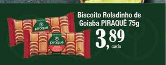 Supermercados Unidos Biscoito roladinho de goiaba piraquê oferta