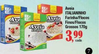 Supermercados Unidos Aveia italianinho farinha flocos finos flocos grossos oferta