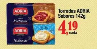 Supermercados Unidos Torradas adria sabores oferta