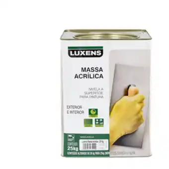 Massa acrílica 25kg luxens