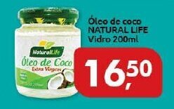 Oleo de Coco Natural Life Vidro 200ml
