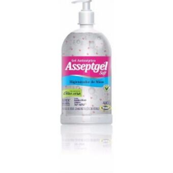 Álcool gel asseptgel maos soft 420g
