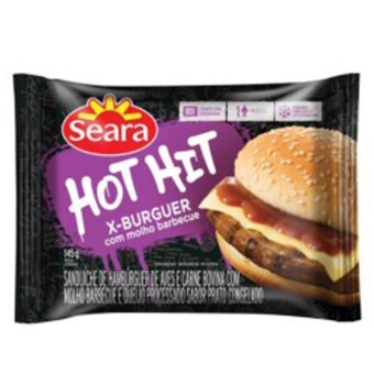Cidade Supermercados Hot hit seara x-burguer com molho barbecue 145g oferta