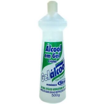 Álcool em gel gelálcool cristal 500g
