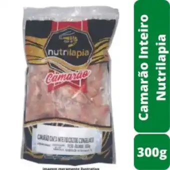 Camarão inteiro nutrilapia cozido 300g