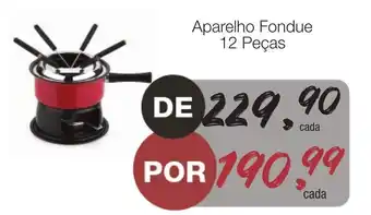Aparelho Fondue 12 Pecas