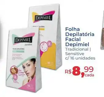 Folha Depilatória Facial Depimiel