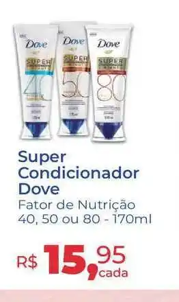 Hiper Farma Super Condicionador Dove 170ml oferta