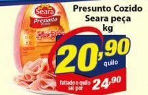Vencedor Atacadista Presunto Cozido Seara peca 1kg oferta