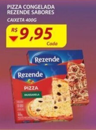 Assaí Atacadista Pizza congelada Rezende sabores 400g oferta