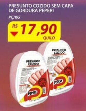 Assaí Atacadista Presunto cozido sem capa de gordura Peperi 1kg oferta