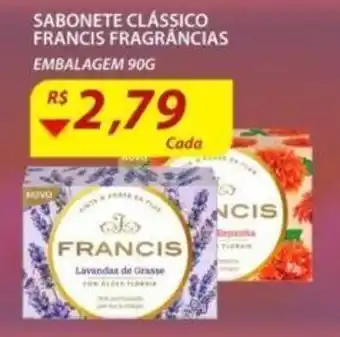 Sabonete Classico Francis Frag. 90g