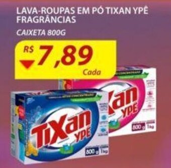 Assaí Atacadista Lava roupas em po Tixan Ype Fragrancias 800g oferta