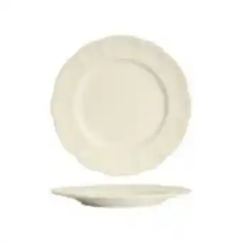 Ferreira Costa Prato raso redondo em porcelana 21cm off white - bianchini  oferta