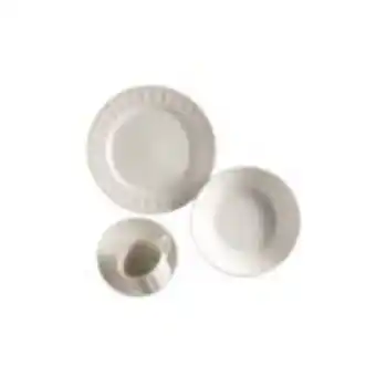 Ferreira Costa Aparelho de jantar de cerâmica 16 peças caribe branco - yoi  oferta