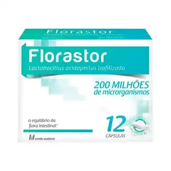 Drogaria Santa Marta Florastor com 12 cápsulas oferta