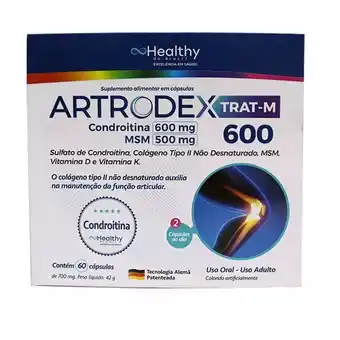 Drogaria Santa Marta Artrodex com 60 cápsulas oferta