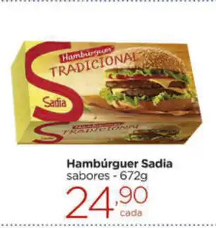 Carrefour Market Hamburguer Sadia 672g oferta