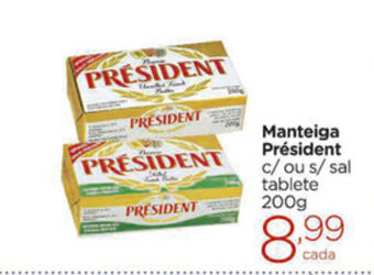 Carrefour Market Manteiga President 200g oferta